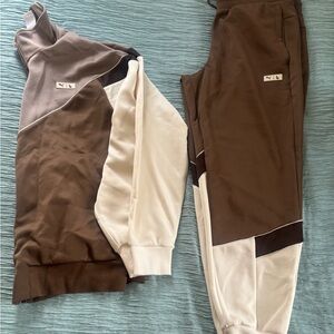 Puma X Lauren London Brown Tracksuit Set